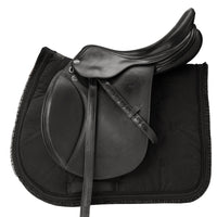 UBlack Rider Back to Black Jumping Saddle Pad