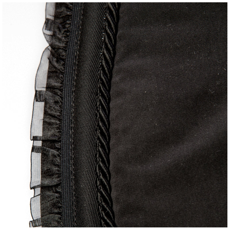 UBlack Rider Black Lady Jumping Saddle Pad