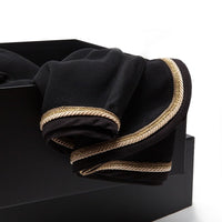 UBlack Rider U Black Gold Fleece Rug