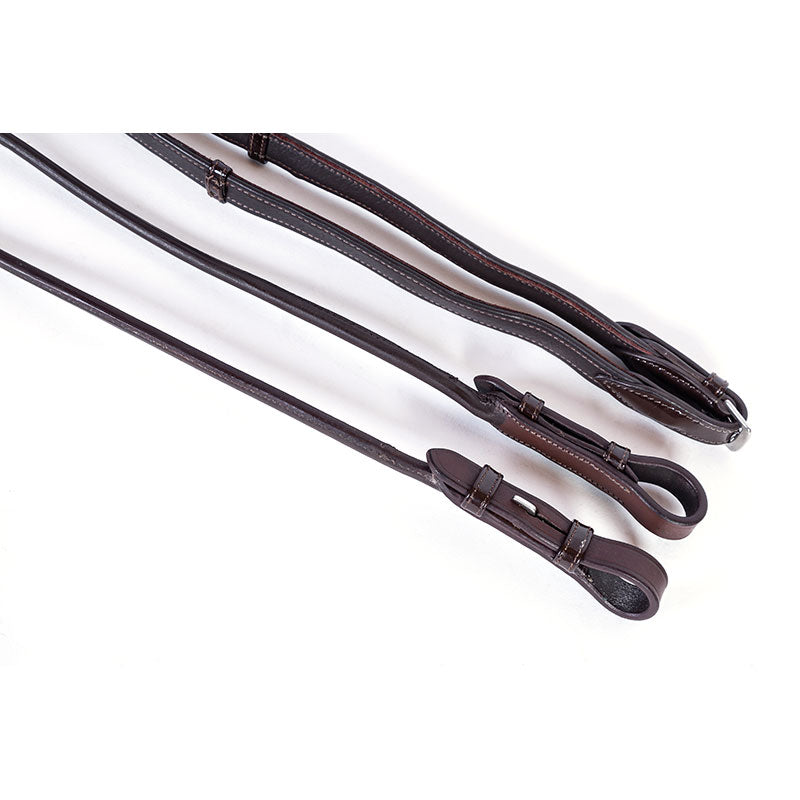 Absolute Equestrian Collective Oxford Rolled Patent Reins For Snaffle Bridles
