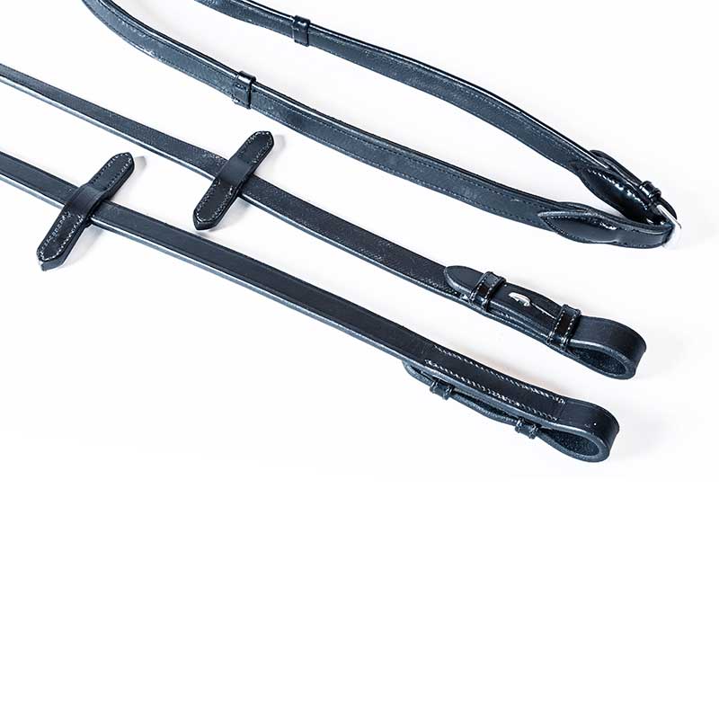 Absolute Equestrian Collective Badminton Flat Curb Reins