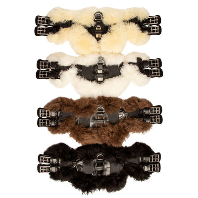 Scharf Freedom Dressage Girth Lambskin Pads
