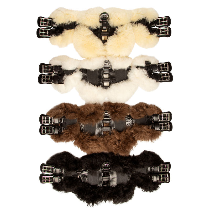 Scharf Freedom Backtrack Dressage Girth Lambskin Pads